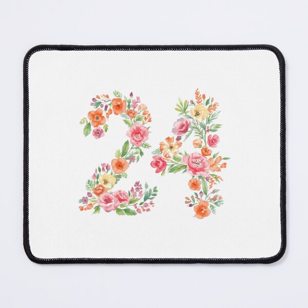 Item preview, 24th birthday flowers  watercolor. designed and sold by uunaa.