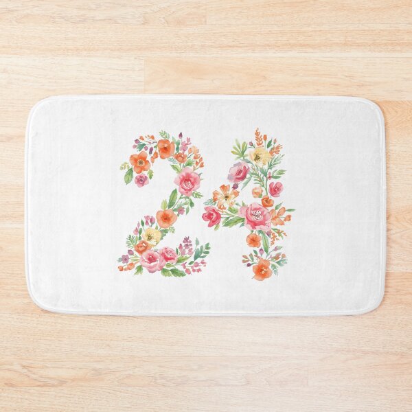 Item preview, 24th birthday flowers  watercolor. designed and sold by uunaa.