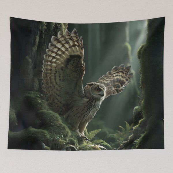 Item preview, Forest Awakening Owl – Wings of the Wild designed and sold by Erika Kaisersot.