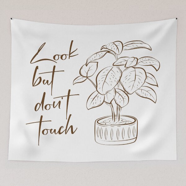 Item preview, Look But Dont Touch Toxic House Plants Art designed and sold by SP Motif.
