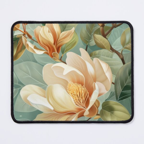Item preview, Magnolia Flowers Botanical Floral Art designed and sold by MargaretWiktor.