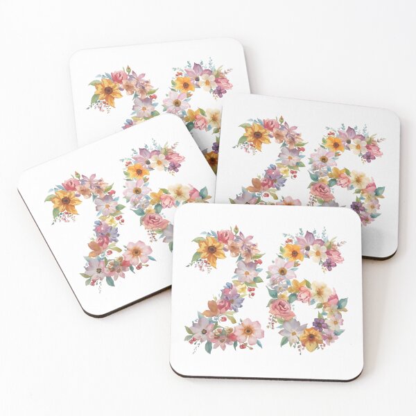 Item preview, 26th birthday flowers  watercolor. designed and sold by uunaa.
