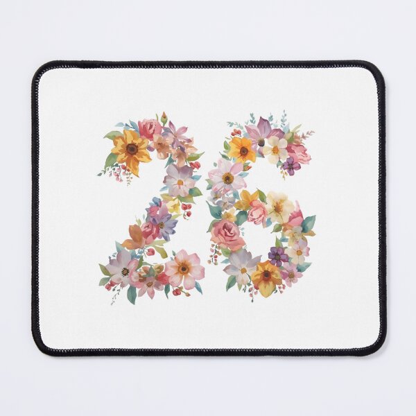 Item preview, 26th birthday flowers  watercolor. designed and sold by uunaa.