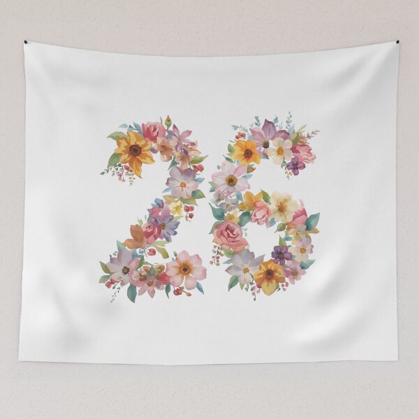 Item preview, 26th birthday flowers  watercolor. designed and sold by uunaa.