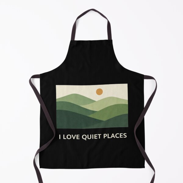 Item preview, I Love Quiet Places Shirt – Nature Minimal Landscape – Calm Aesthetic Design designed and sold by Tropivaro.