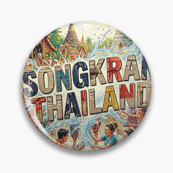 Item preview, Songkran Splash Patchwork Memories designed and sold by Vanich-Panich.