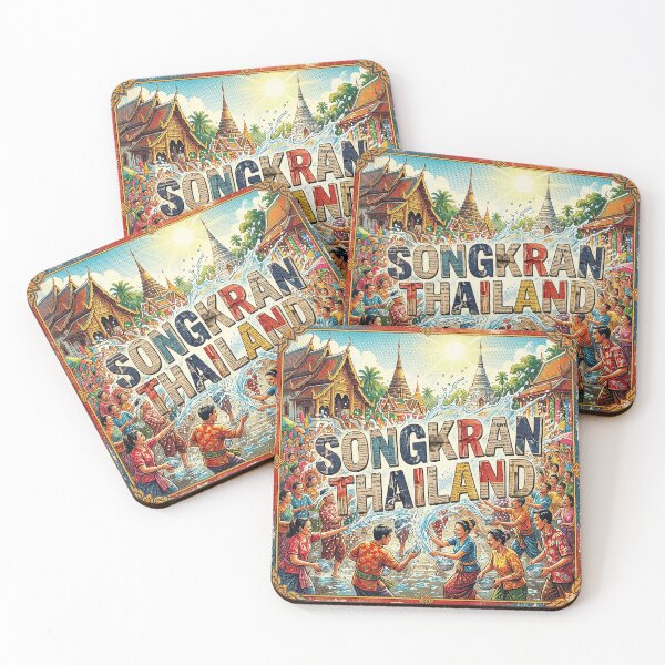 Item preview, Songkran Splash Patchwork Memories designed and sold by Vanich-Panich.