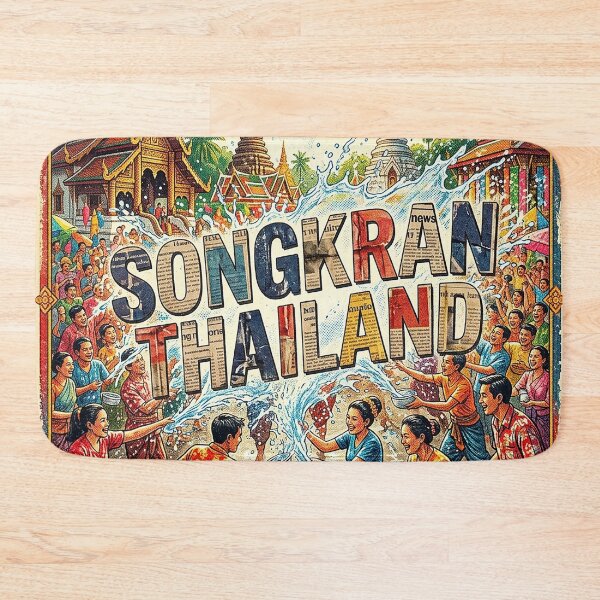 Item preview, Songkran Splash Patchwork Memories designed and sold by Vanich-Panich.