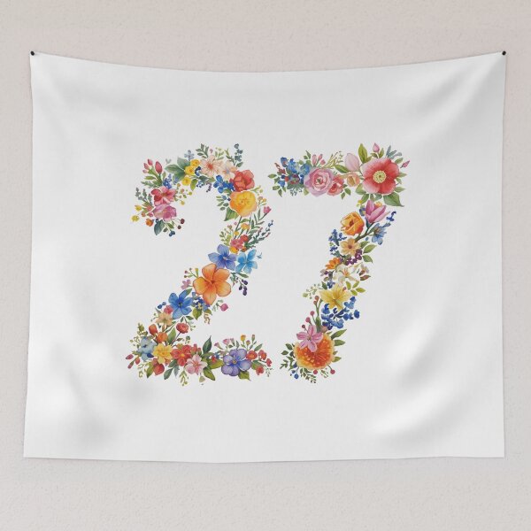 Item preview, 27th birthday flowers  watercolor. designed and sold by uunaa.