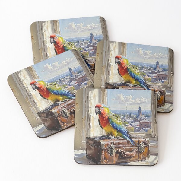 Item preview, Parrot on Vaca! designed and sold by quantum X.