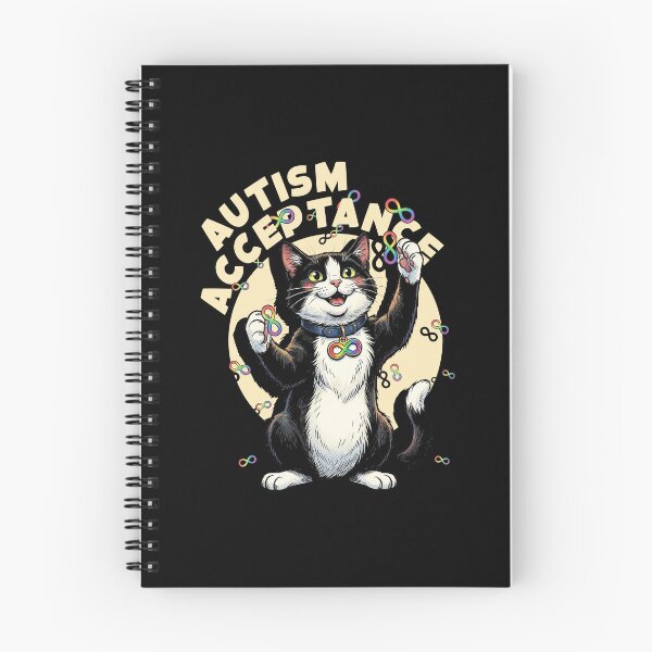Item preview, Autism Acceptance Tuxedo Cat designed and sold by Luan Huynh.