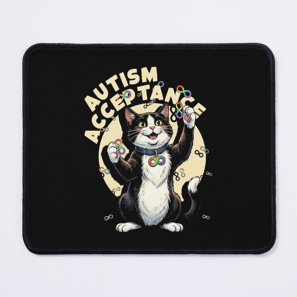 Item preview, Autism Acceptance Tuxedo Cat designed and sold by Luan Huynh.