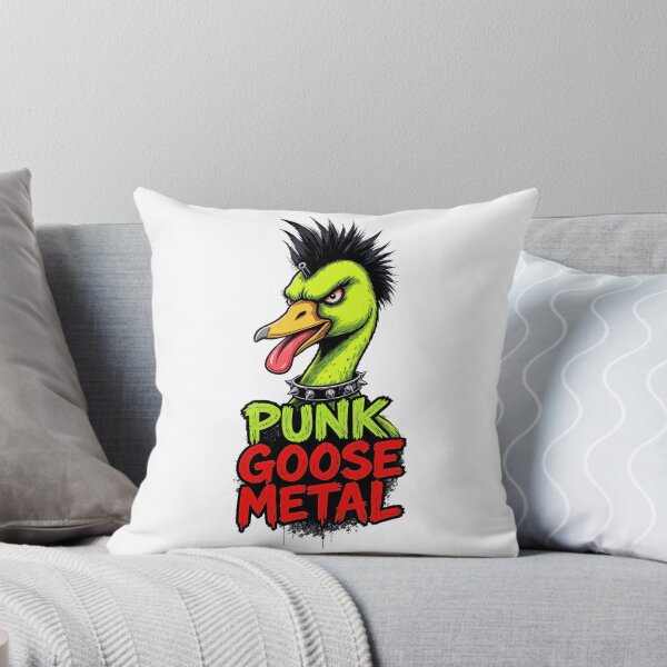 Item preview, Punk Goose Metal - Rebel Bird with Mohawk designed and sold by NexKris.