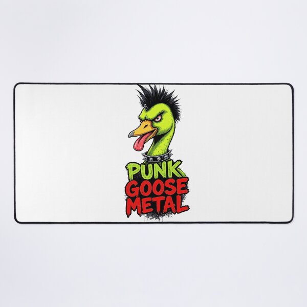 Item preview, Punk Goose Metal - Rebel Bird with Mohawk designed and sold by NexKris.