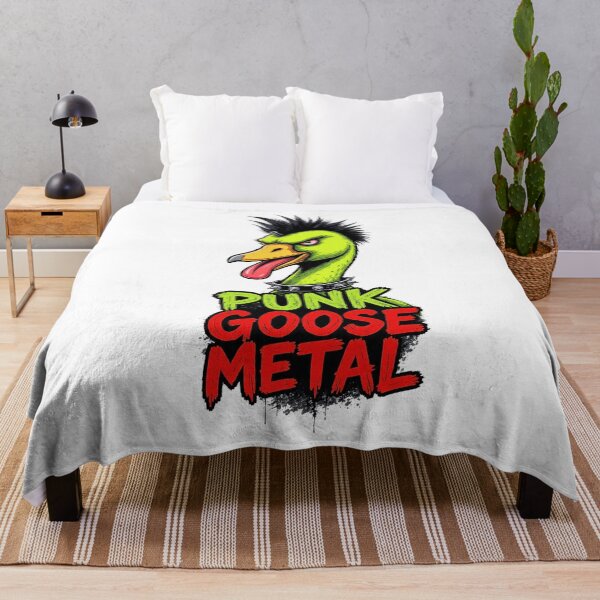Item preview, Punk Goose Metal - Rebel Bird with Mohawk designed and sold by NexKris.