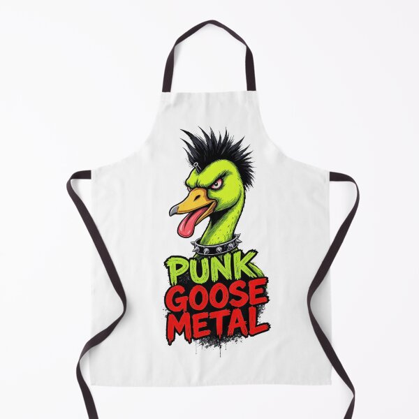 Item preview, Punk Goose Metal - Rebel Bird with Mohawk designed and sold by NexKris.