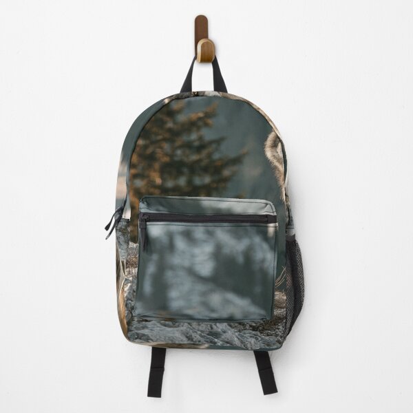 Item preview, Majestic Gray Wolf Mountain Wilderness Wildlife designed and sold by NicolasGlowArt.