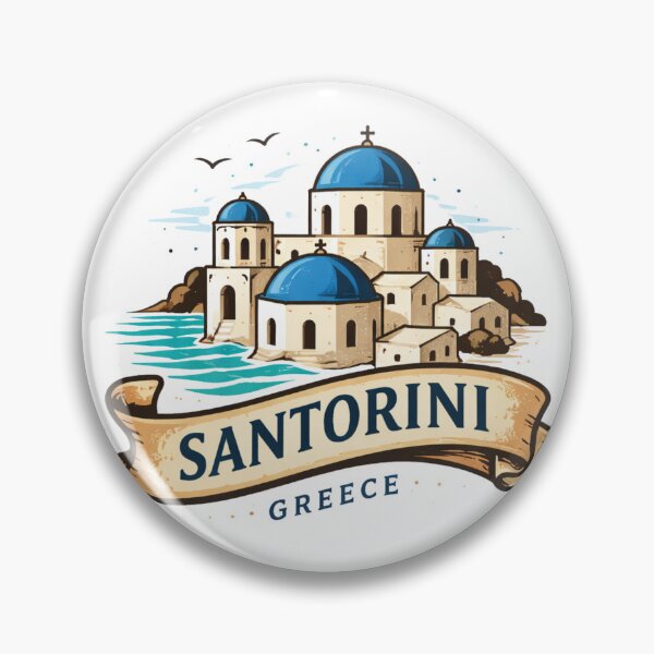 Item preview, Santorini, Cyclades Greece designed and sold by PamLeeDesign.