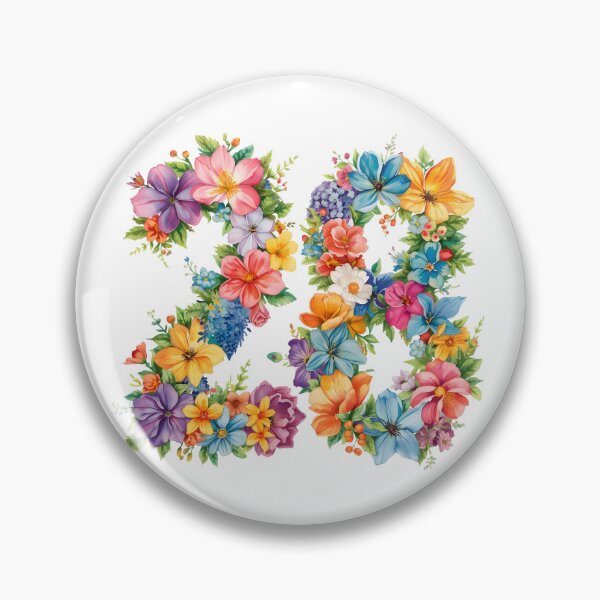 Item preview, 28th birthday flowers  watercolor. designed and sold by uunaa.