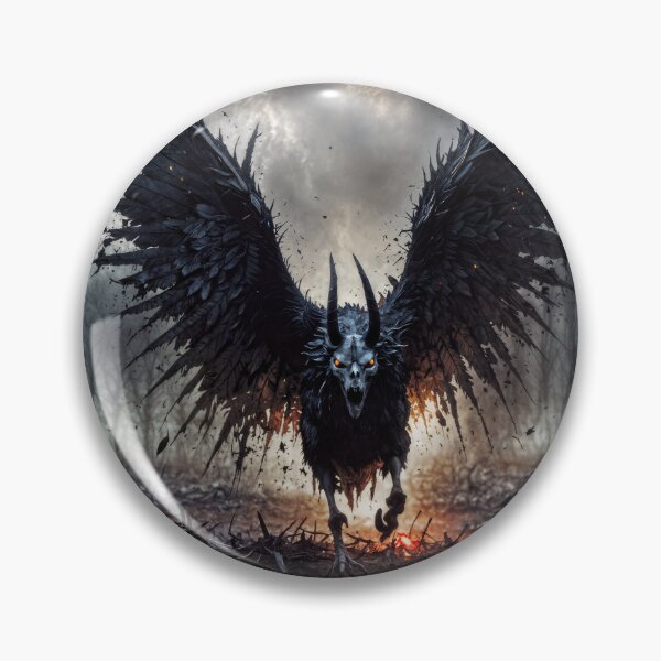 Item preview, Dark Raven Guardian in Burning Forest designed and sold by NecroScrolls.