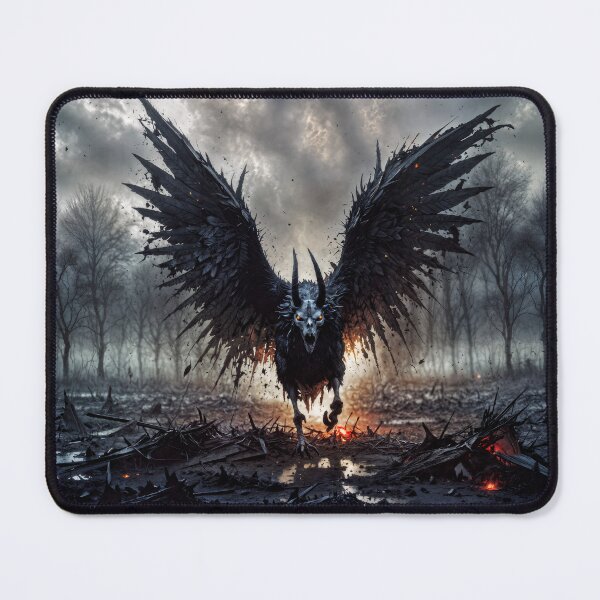 Item preview, Dark Raven Guardian in Burning Forest designed and sold by NecroScrolls.