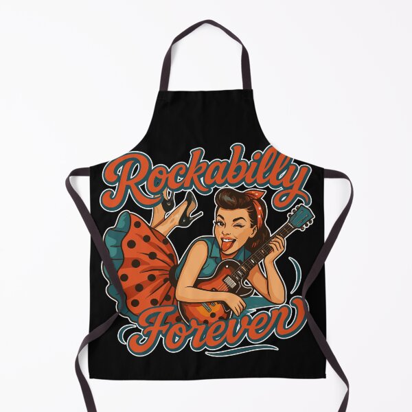Item preview, Rockabilly Forever: Rockabella with electric guitar designed and sold by Pineapple-Tree.