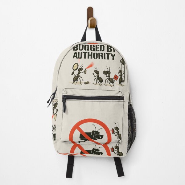 Item preview, Bugged by Authority – Ant Protest Against Surveillance designed and sold by JonelCrafts.