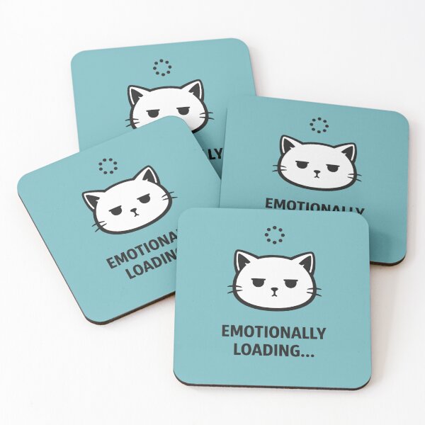 Item preview, Emotionally Loading Cat Design designed and sold by AdicretorDesign.