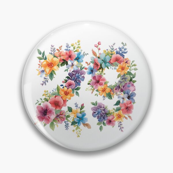 Item preview, 29th birthday flowers  watercolor. designed and sold by uunaa.