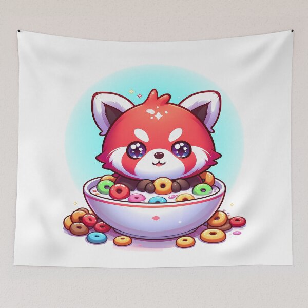 Item preview, Magic of the Adorable Cereal Cookie Chef Panda designed and sold by Art-Arcade6.