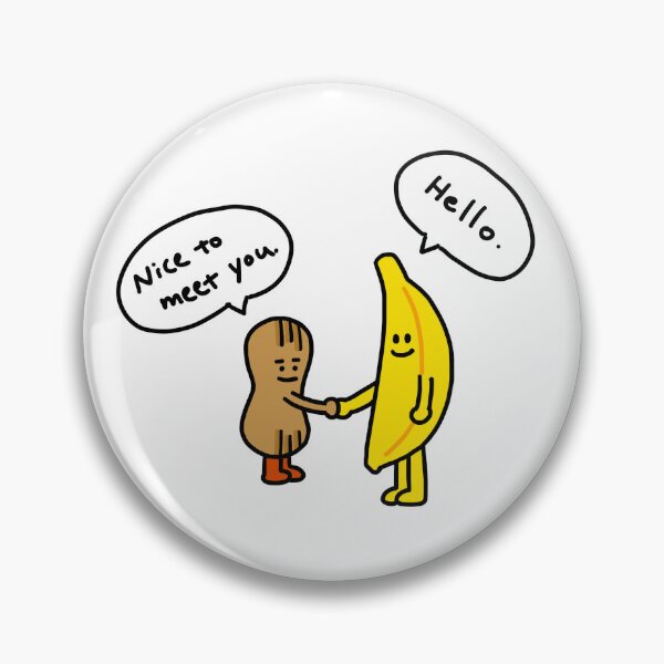 Item preview, a Peanut guy and a Banana guy designed and sold by superbaechoo.