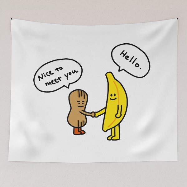 Item preview, a Peanut guy and a Banana guy designed and sold by superbaechoo.
