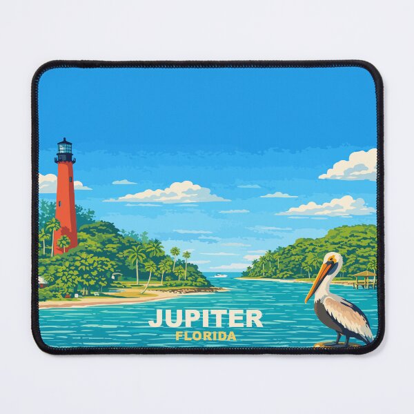 Item preview, Jupiter Florida Travel Poster designed and sold by rogue-design.