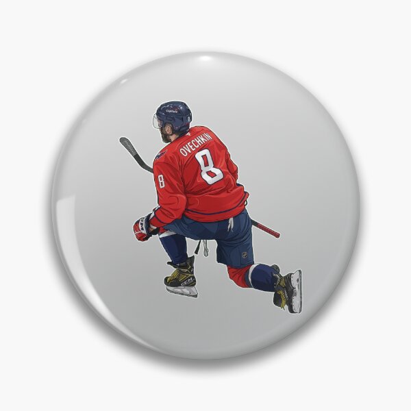 Item preview, Alex Ovechkin #8 Celebration One Leg designed and sold by ScaryDoom.