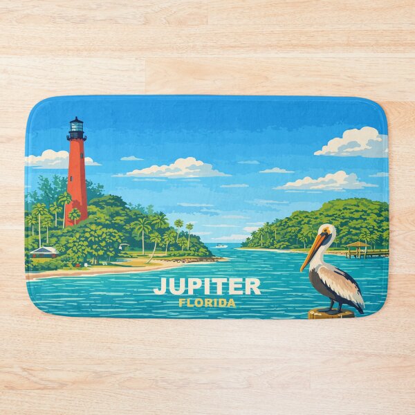 Item preview, Jupiter Florida Travel Poster designed and sold by rogue-design.