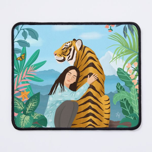 Item preview, Girl with a Tiger designed and sold by Petra Holikova.