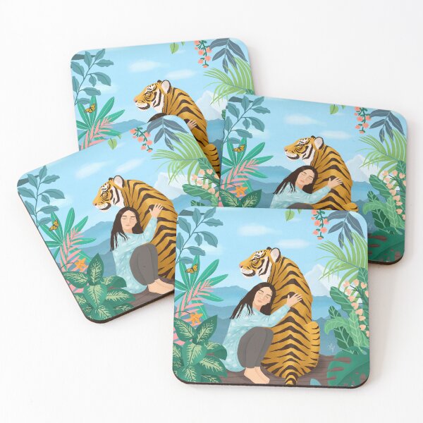 Item preview, Girl with a Tiger designed and sold by Petra Holikova.