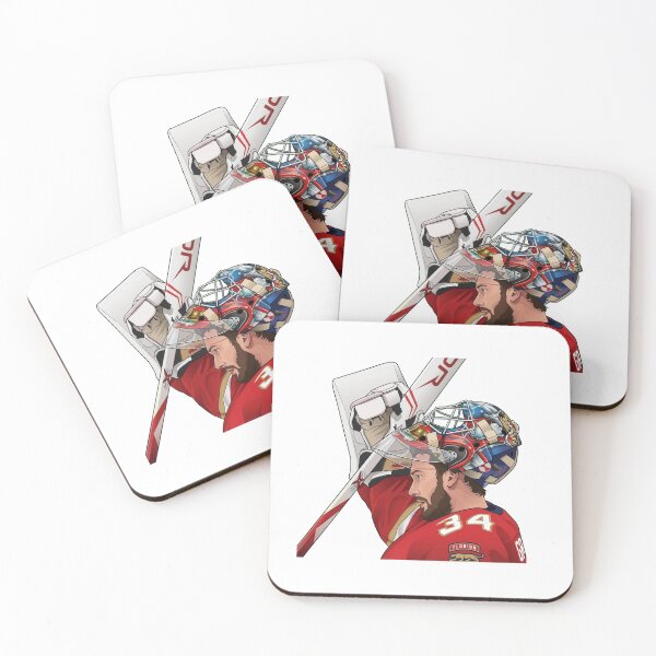 Item preview, Alex Lyon #34 Goalie Head designed and sold by ScaryDoom.