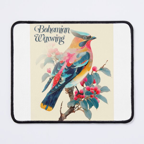Item preview, Bohemian Waxwing – Vivid Elegance designed and sold by ForeverPrintsOK.