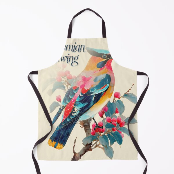 Item preview, Bohemian Waxwing – Vivid Elegance designed and sold by ForeverPrintsOK.