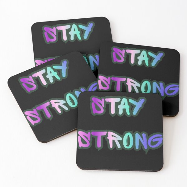 Artikelvorschau, Stay Strong Graffiti Typografie Streetwear Fettdruck Farbverlauf Text Motivierend Urban Design entworfen und verkauft von HopeAndHustle.
