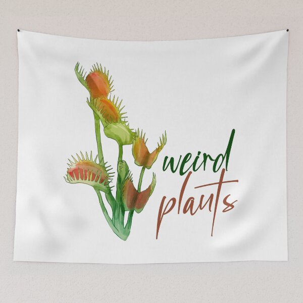 Item preview, Weird Plants Venus Flytrap Carnivorous Botanical Art designed and sold by SP Motif.