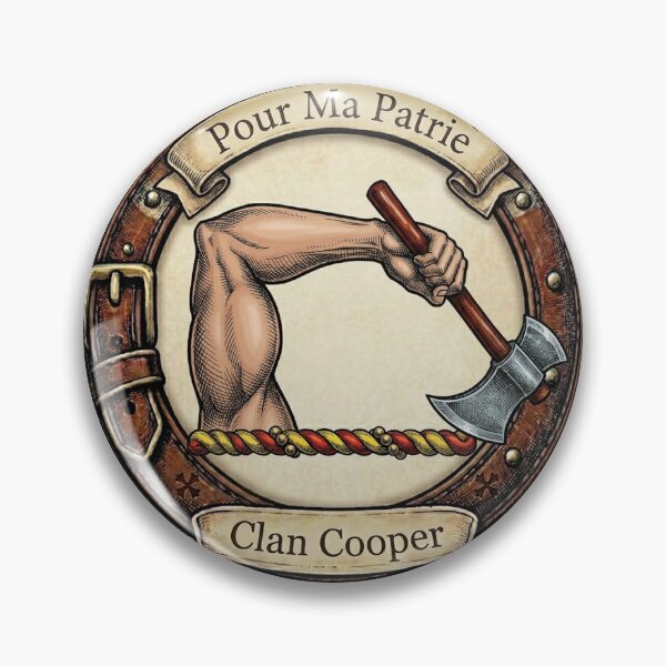Item preview, Clan Cooper Crest designed and sold by BagTown Clans.