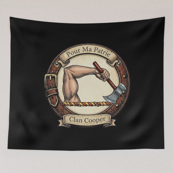 Item preview, Clan Cooper Crest designed and sold by BagTown Clans.