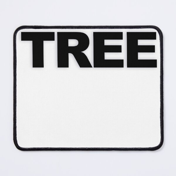 Item preview, TREE — Black Minimal Bold Type Statement designed and sold by WORDPAUSE.