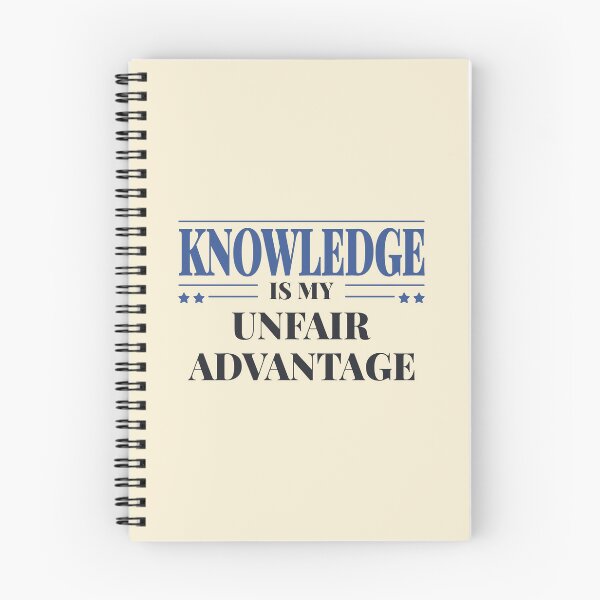 Item preview, Knowledge work is my unfair advantage - Dark typography designed and sold by Revextyr.