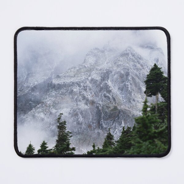Item preview, North Cascades Misty Mountain Forest Washington State Wall Art designed and sold by Explore The Wilds.