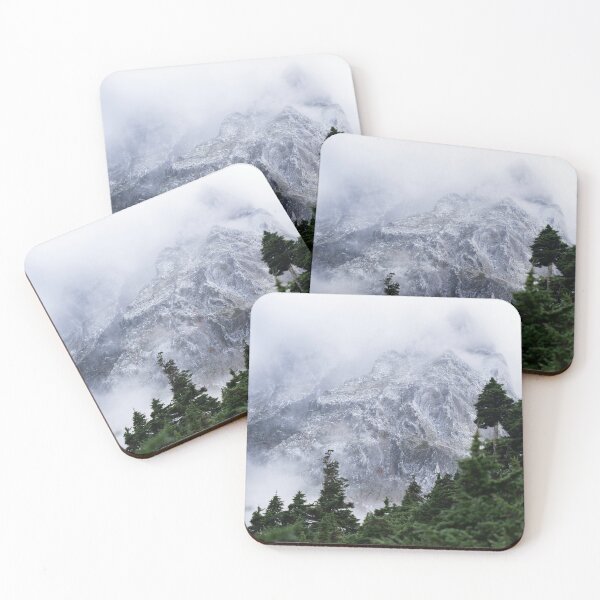 Item preview, North Cascades Misty Mountain Forest Washington State Wall Art designed and sold by Explore The Wilds.