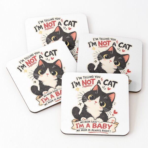 Item preview, I'm Not a Cat, I'm a Baby designed and sold by Cat-loveparttime.