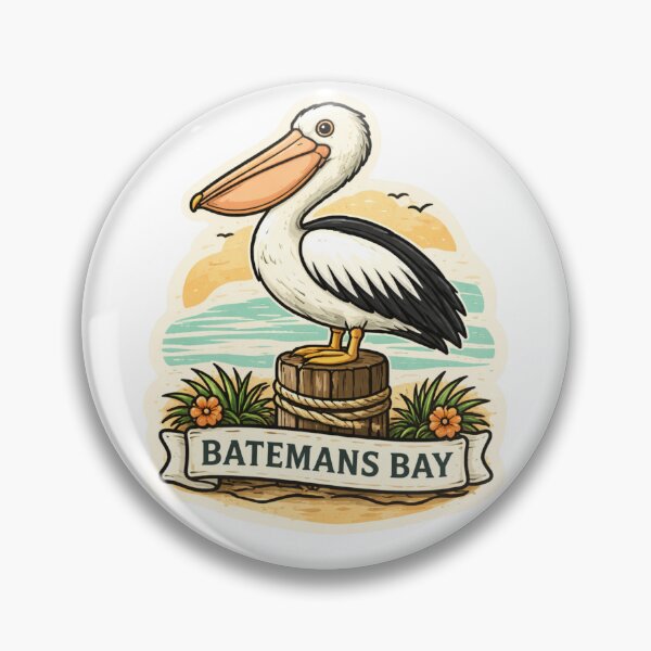 Item preview, Batemans Bay Pelican  designed and sold by PamLeeDesign.